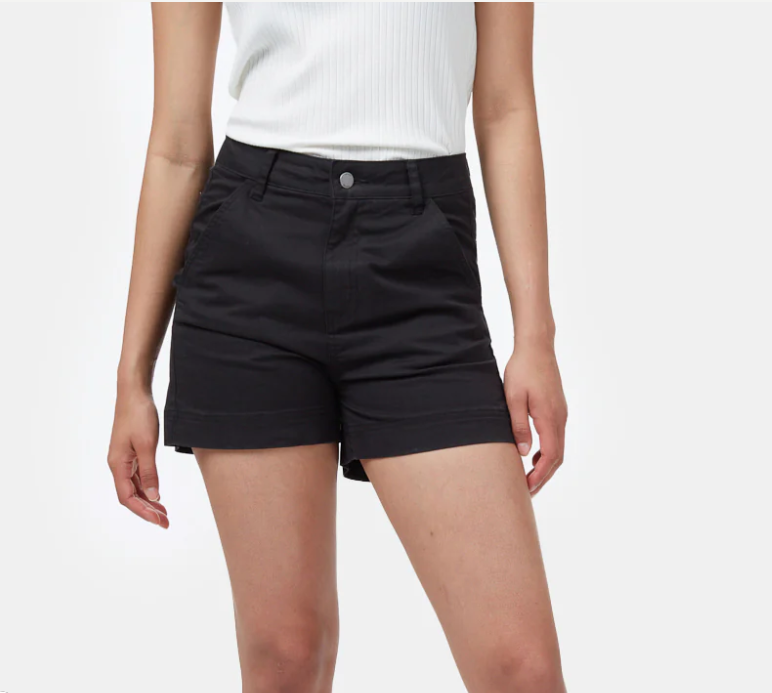 Tentree - Women's Twill High Waist Shorts-4296