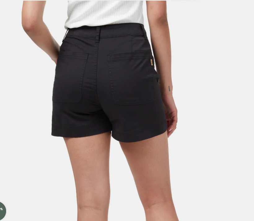 Tentree - Women's Twill High Waist Shorts-4296