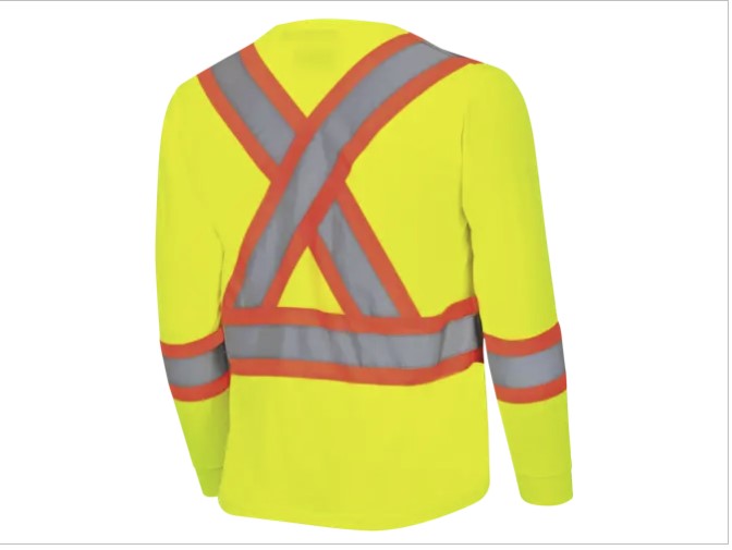 Pioneer- Hi-Vis Bird's Eye Long Sleeved Safety Shirt- 6996