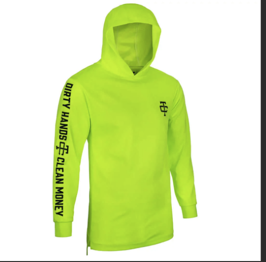 Dirty Hands Clean Money- Men's Blaze Hi-Vis Hoodie-TC0827