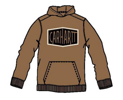 Carhartt - Boys L/S Graphic Hoodie -CA6775