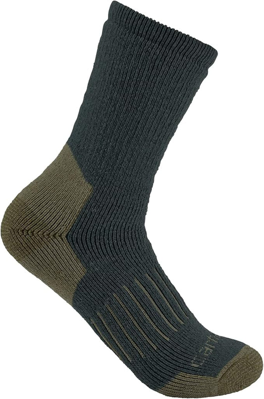 Carhartt Men's Heavyweight Synthetic-wool Blend Crew SockSocks