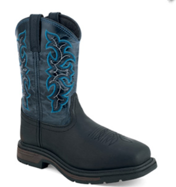 Men's Old West Leather Cowboy Boot - 98416