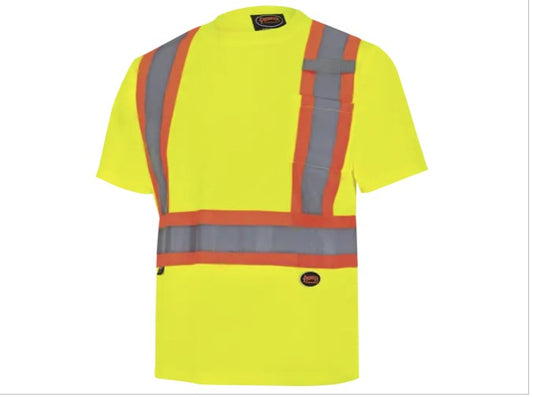 Pioneer - Hi-Vis Bird's-Eye Safety T-Shirt 6691