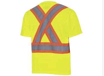 Pioneer - Hi-Vis Bird's-Eye Safety T-Shirt 6691