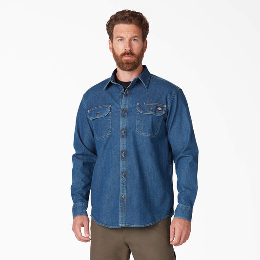 Dickies - FLEX Denim Long Sleeve Shirt -WL301