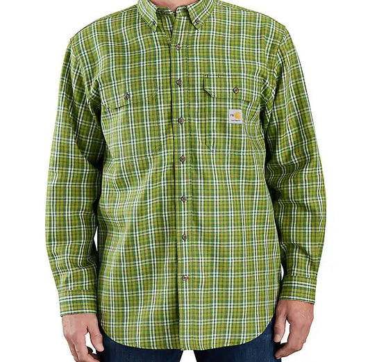 Carhartt 104507 - Flame-Resistant Force® Rugged Flex® Loose Fit Twill Long-Sleeve Plaid Shirt