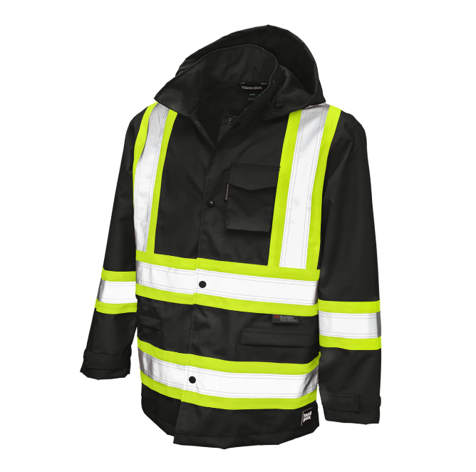 Tough Duck Ripstop Safety Rain Jacket S372