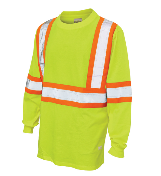 Tough Duck - Cotton Jersey LS Safety T-Shirt