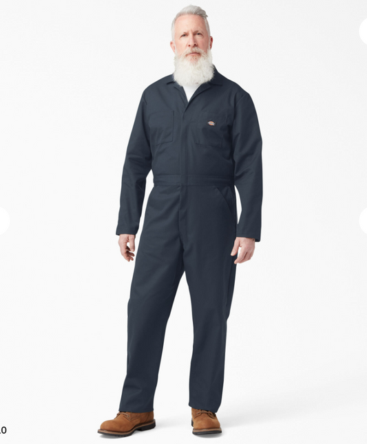 Dickies- Long Sleeve Poly/Cotton Coveralls