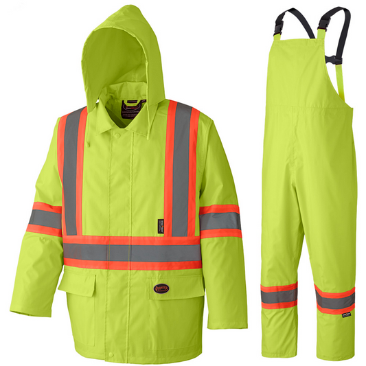 Pioneer Hi-Vis Safety Rain Suit