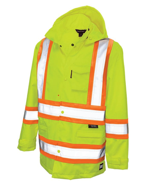 Tough Duck Ripstop Safety Rain Jacket