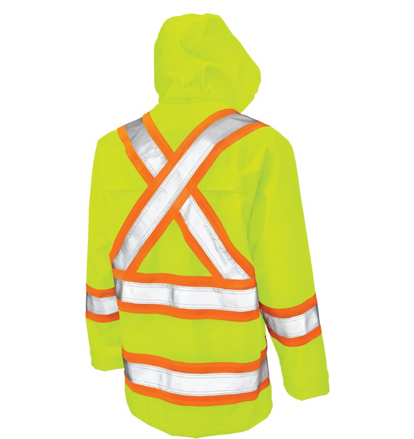 Tough Duck Ripstop Safety Rain Jacket