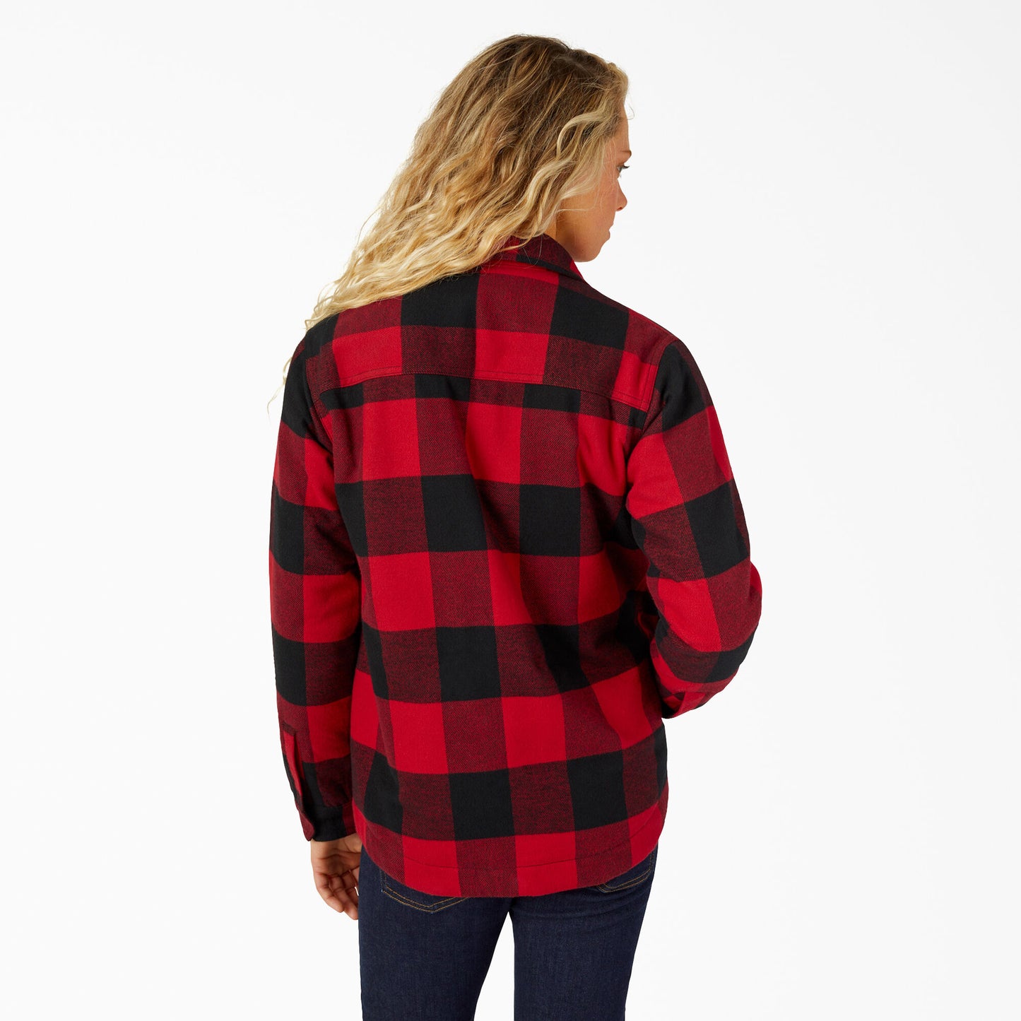 Dickies - Women's Sherpa Lined Flannel Chore Coat -FJ175