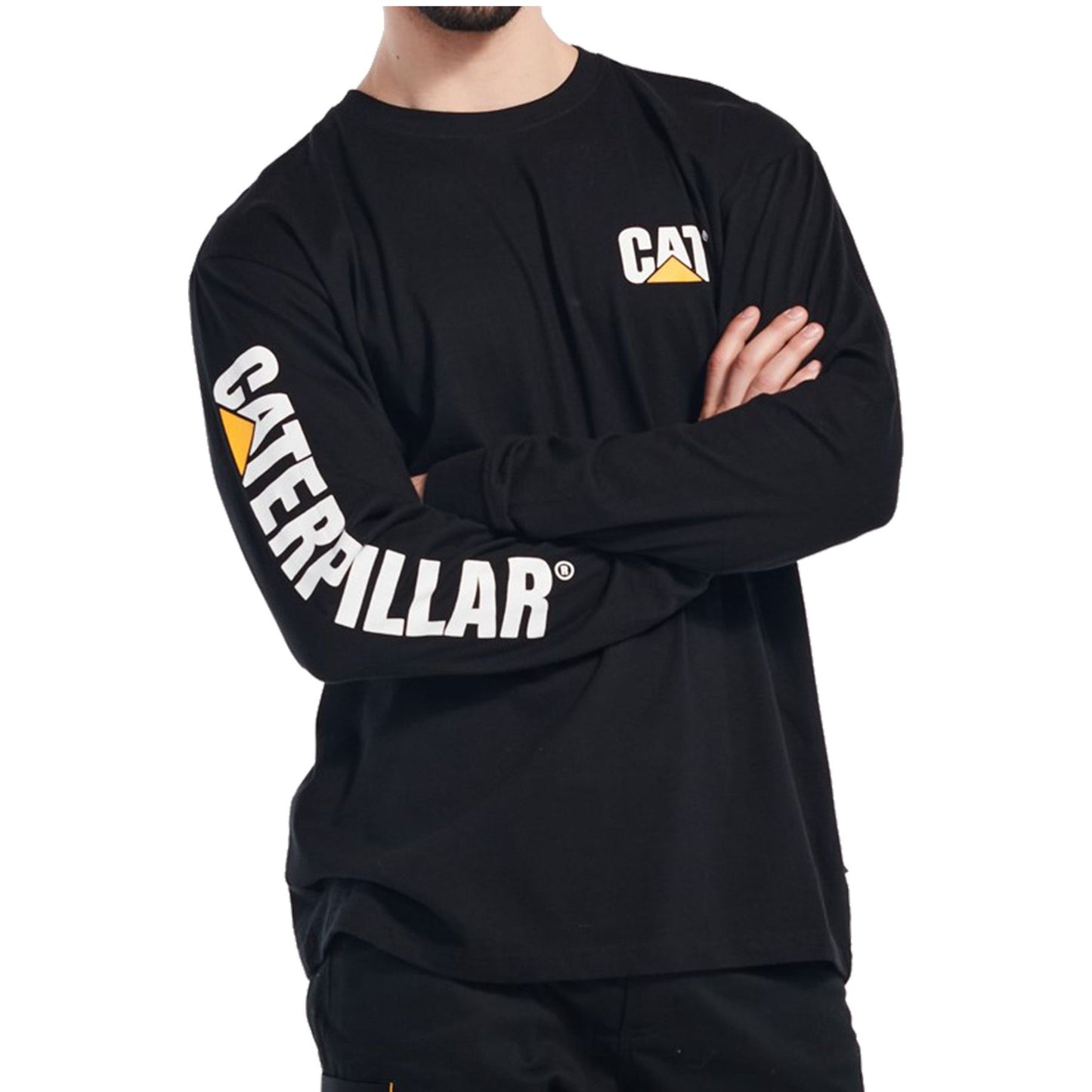 Caterpillar - Trademark Banner L/S T-Shirt