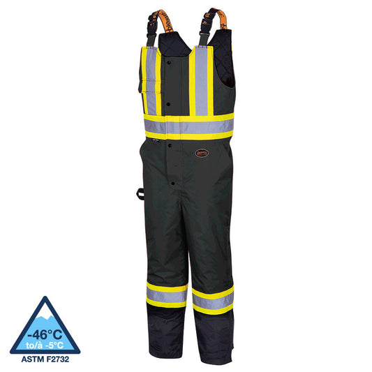 Pioneer- Insulated Hi-Vis Waterproof Safety Bib Overalls