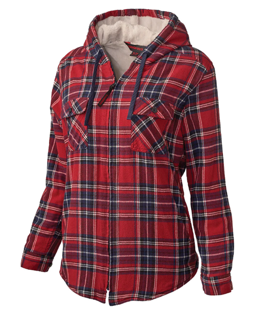 Tough Duck- Women's Plush Pile Lined Flannel -WS121